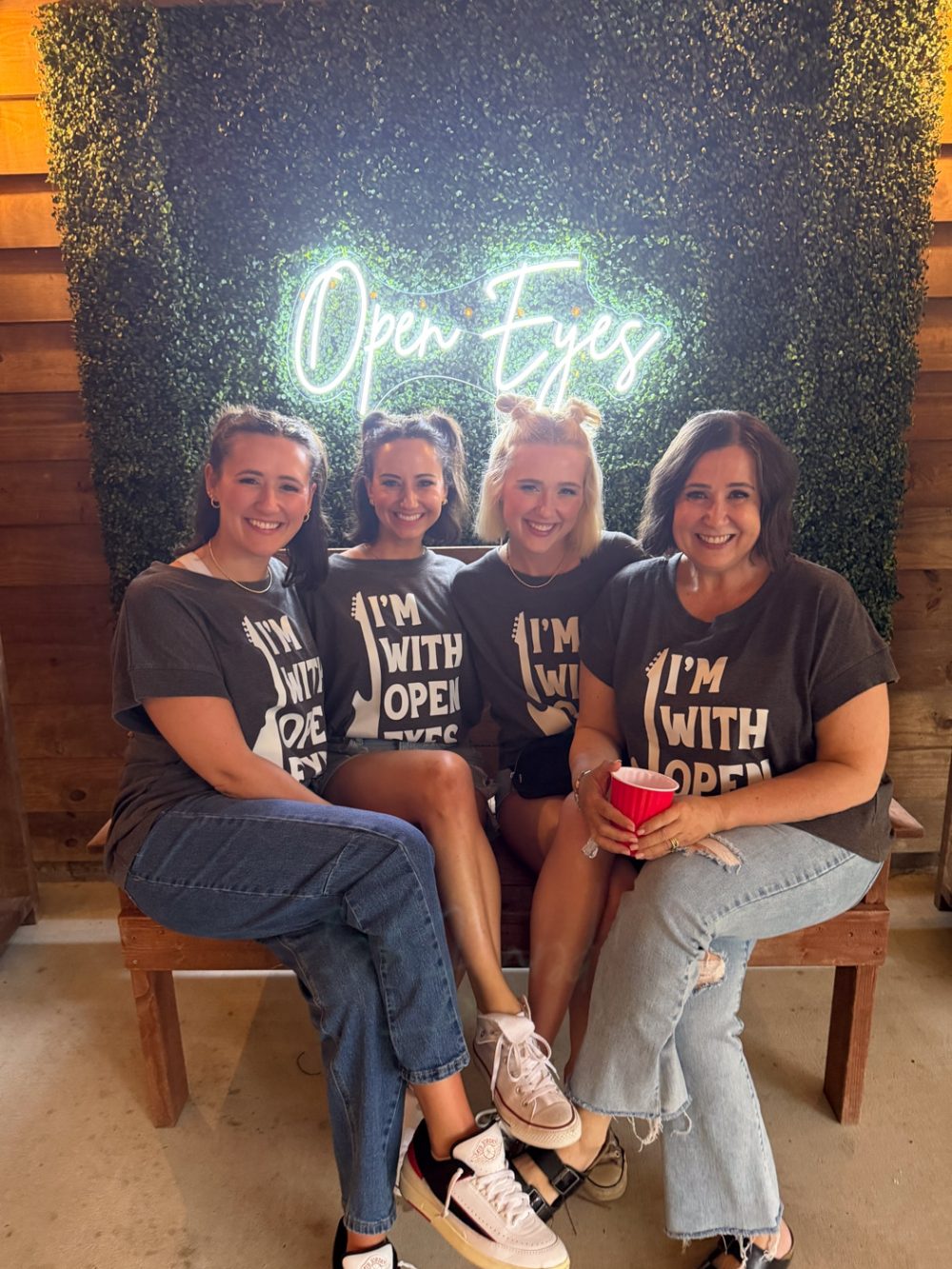 Open Eyes supporters at a ministry event in South Mississippi